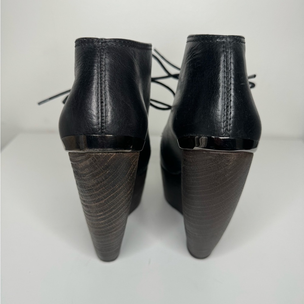 Lanvin Black Platform Booties - Size 39 - Picture 6 of 11